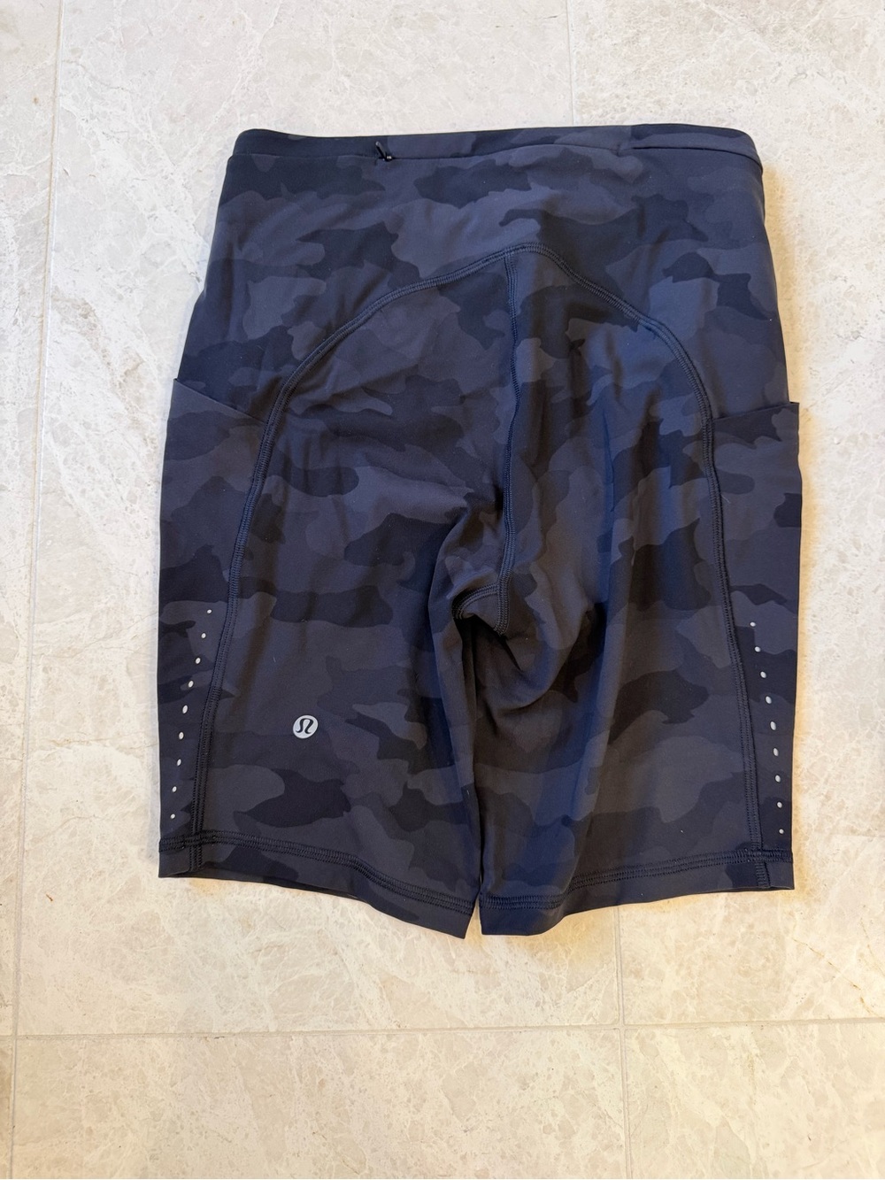 Lululemon Black Camo Active Bike Shorts size 6